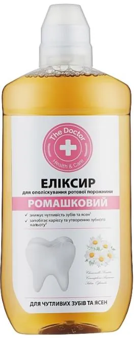 Еліксир для ополіскування порожнини рота The Doctor Ромашковий, 300 мл