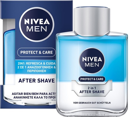 Лосьйон після гоління Nivea Men 2в1 Захист і догляд: свіжість + комфорт, 100 мл