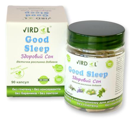 Здоровый Сон Virdol Good Sleep капсулы 550 мг №90