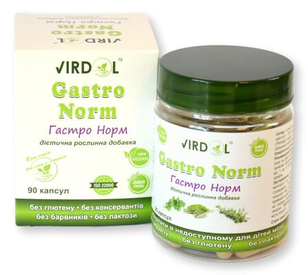 Гастро - Норм Virdol Gastro - Norm капсулы 550 мг №90