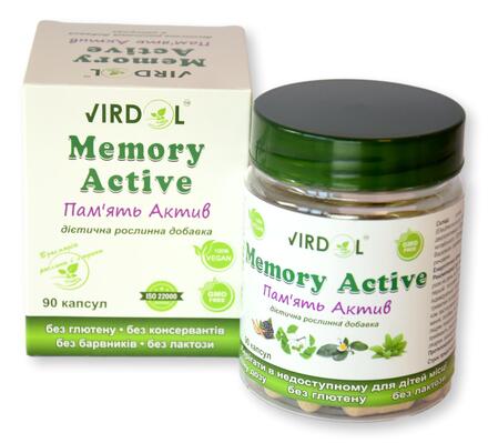 Память Актив Virdol Memory Active капсулы 550 мг №90
