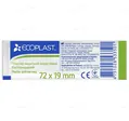 Пластир медичний Ecoplast Plasters polymer водостійкий бактерицидний, 72 мм x 19 мм, 1 штука