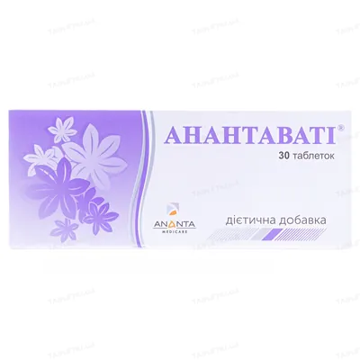 Анантаваті таблетки №30 (10х3)