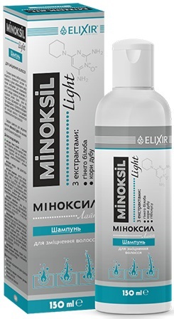 Шампунь Elixir Minoksil Light для укрепления волос, 150 мл