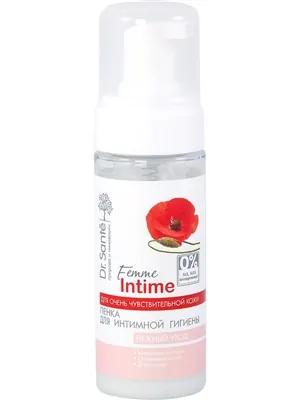 Пінка для інтимної гігієни Dr.Sante Femme Intime Ніжний догляд, 150 мл