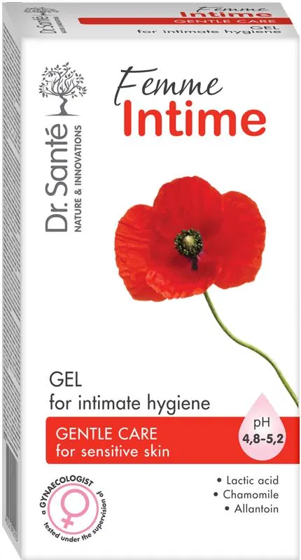 Гель для інтимної гігієни Dr.Sante Femme Intime Ніжний догляд для чутливої шкіри, 230 мл