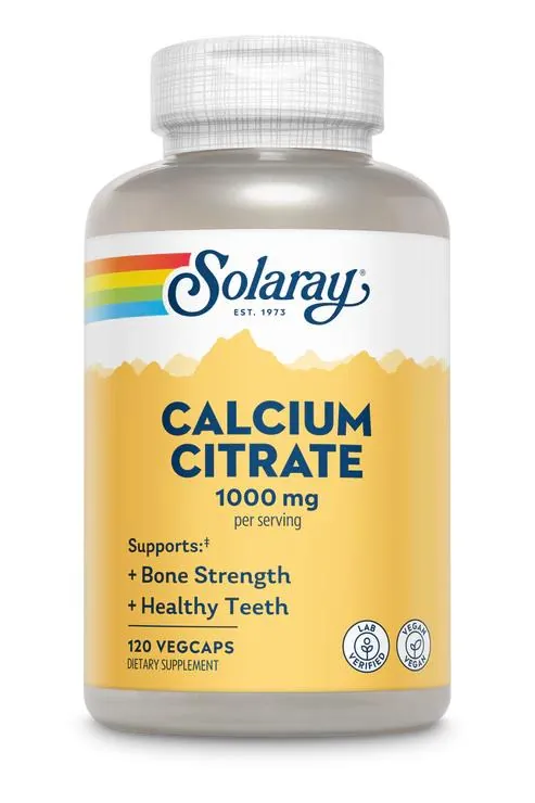 Кальцію Цитрат Solaray Calcium Citrate 1000 мг, 120 капсул
