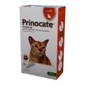 Капли Prinocat от блох, чесоточных клещей, профилактика дирофиляриоза для кошек до 4 кг, 3 пипетки по 0,4 мл