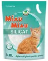 Наповнювач для котячого туалету Miau Miau силікагелевий, 3,8 л (1,5 кг)