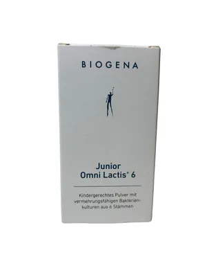 Комплекс лакто- та біфідобактерій для дітей Biogena Junior Omni Lactis 6 у формі порошку, 60 г, 30 порцій