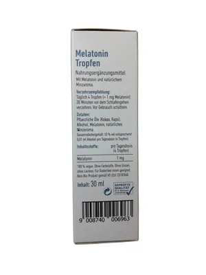 Мелатонін Biogena Melatonin Tropfen краплі, 30 мл