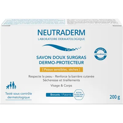 Мило тверде Neutraderm дермозахисне, 200 г