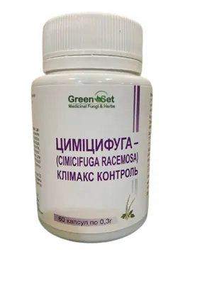 Циміцифуга GreenSet, 60 капсул