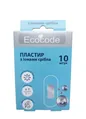 Пластир бактерицидний Ecocode на тканинній основі з іонами срібла 2,5 см х 7,2 см, 20 штук