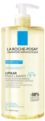 Олія для душу La Roche-Posay Lipikar AP+ ліпідовідновлююча, 1 л