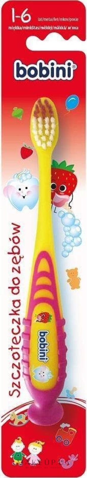 Зубная щетка Bobini Kids для детей от 1 до 6 лет, 1 штука