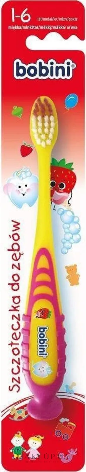 Зубна щітка Bobini Kids для дітей від 1 до 6 років, 1 штука