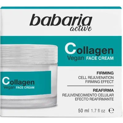 Крем для обличчя Babaria Collagen Vegan з рослинним колагеном омолоджувальний, 50 мл