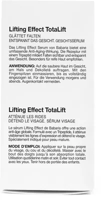 Сироватка для обличчя Babaria LiftingEffect з ефектом ліфтингу, 30 мл