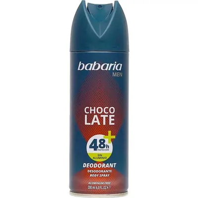 Дезодорант спрей Babaria Men Chocolate 48h для чоловіків, 200 мл