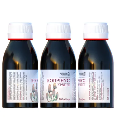 Гриб Копрінус Mushroom Pharmacy Coprinus краплі по 100 мл у флак.