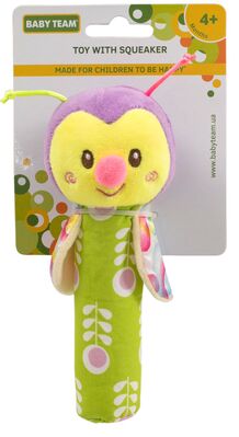 Игрушка Baby Team 8500 с пищалкой в ассортименте