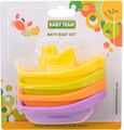Набор игрушек Baby Team 8854 для ванны Лодочки, 4 шт