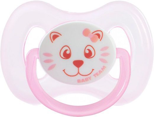 Пустышка силиконовая Baby Team 3103 классическая, от 0 месяцев, 1 шт