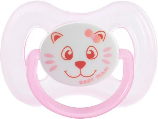 Пустушка силіконова Baby Team 3103 класична, від 0 місяців, 1 шт
