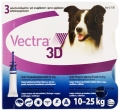 Вектра 3D капли на холку для собак от 10,1 до 25 кг, стоп-он 3,6 мл, 1 пипетка