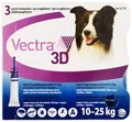 Вектра 3D краплі на холку для собак від 10,1 до 25 кг, стоп-он 3,6 мл, 1 піпетка