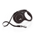 Поводок-рулетка Flexi New Classic M лента 5m/25кг черный 32220