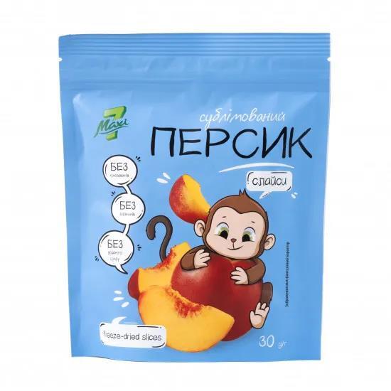 Персик сублимированный Maxi 7 слайсы, 30 г