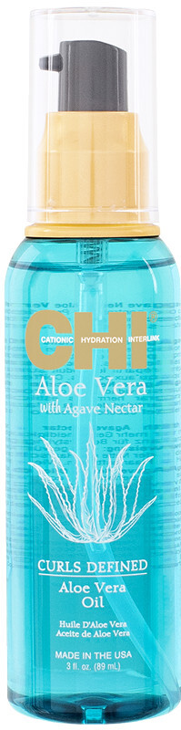 Масло CHI Aloe Vera Curls Defined для вьющихся волос с алое вера, 89 мл