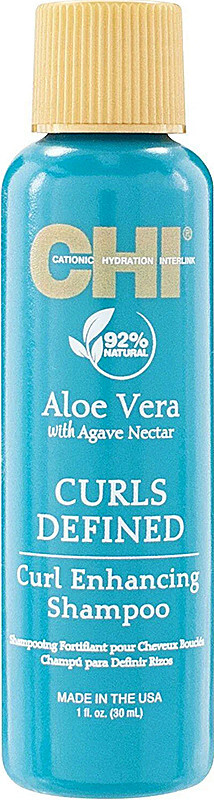 Шампунь CHI Aloe Vera Curls Defined для кучерявого волосся з алое вера, 30 мл