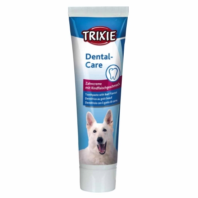 Зубная паста для собак Trixie 2545 со вкусом мяса, 100 г