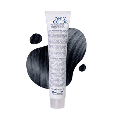Крем-краска для волос Palco Professional Only Color безаммиачная № 1.0 чёрный, 100 мл
