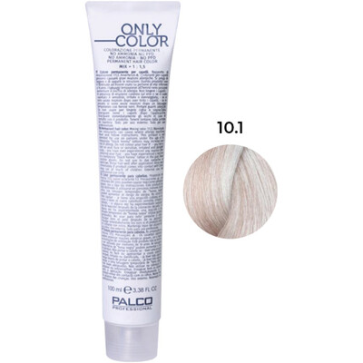 Крем-краска для волос Palco Professional Only Color безаммиачная № 10.1 экстра блонд платиновый пепельный, 100 мл