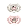 Пустушка силіконова Canpol Babies Bonjour Paris симетрична 22/649_pin, 18+ місяців, 2 шт
