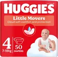 Підгузки дитячі Huggies Little Movers розмір 4, 7-18  кг, 50 шт