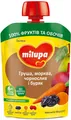 Пюре фруктово-овочеве Milupa Груша, морква, чорнослив і буряк для дітей з 6 місяців, 80 г