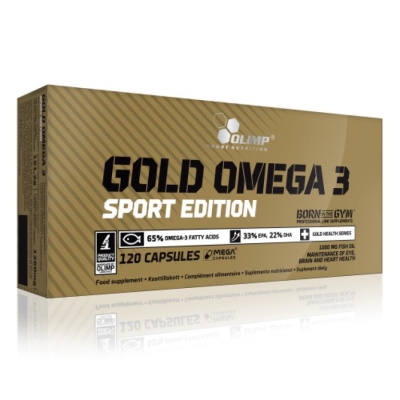 Жирные кислоты Olimp Gold Omega 3 Sport Edition, 120 капсул