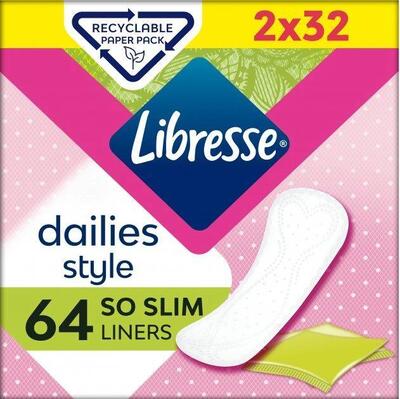 Прокладки ежедневные гигиенические Libresse Dailies Style So Slim, 64 шт