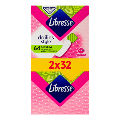 Прокладки ежедневные гигиенические Libresse Dailies Style So Slim, 64 шт