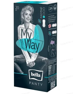 Прокладки гiгiєнiчнi щоденнi Bella Panty My Way, 20 штук