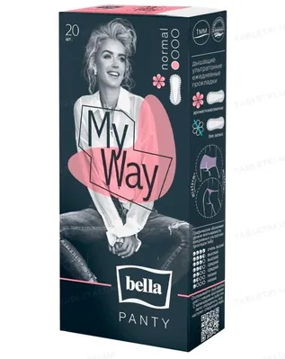 Прокладки гiгiєнiчнi щоденнi Bella Panty My Way deo fresh, 20 штук