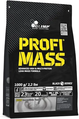 Гейнер Olimp Profi Mass, ваніль, 1000 г