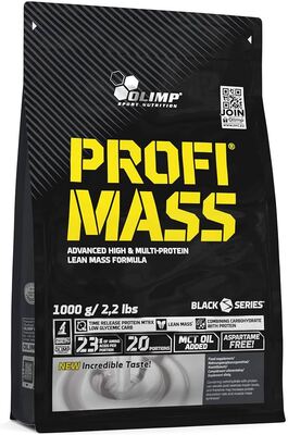 Гейнер Olimp Profi Mass, клубника, 1000 г