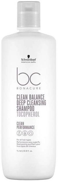 Шампунь Schwarzkopf Professional BC Bonacure Сlean Balance для глубокой очистки, 1000 мл