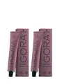 Набір фарб для волосся Schwarzkopf Professional Igora Color10 6-00 Темно-Русявий Натуральний Екстра, 2 шт х 60 мл
